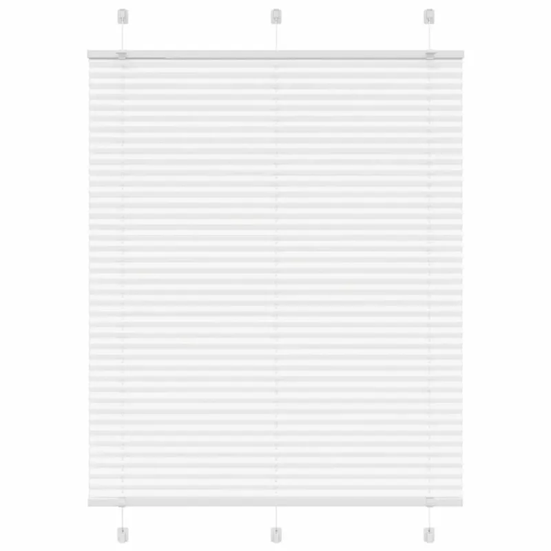 plisuota žaliuze balta 105x100 cm audinio plotis 104,4 cm