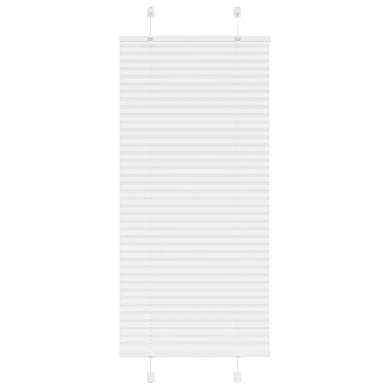 plisuota žaliuze balta 55x150 cm audinio plotis 54,4 cm