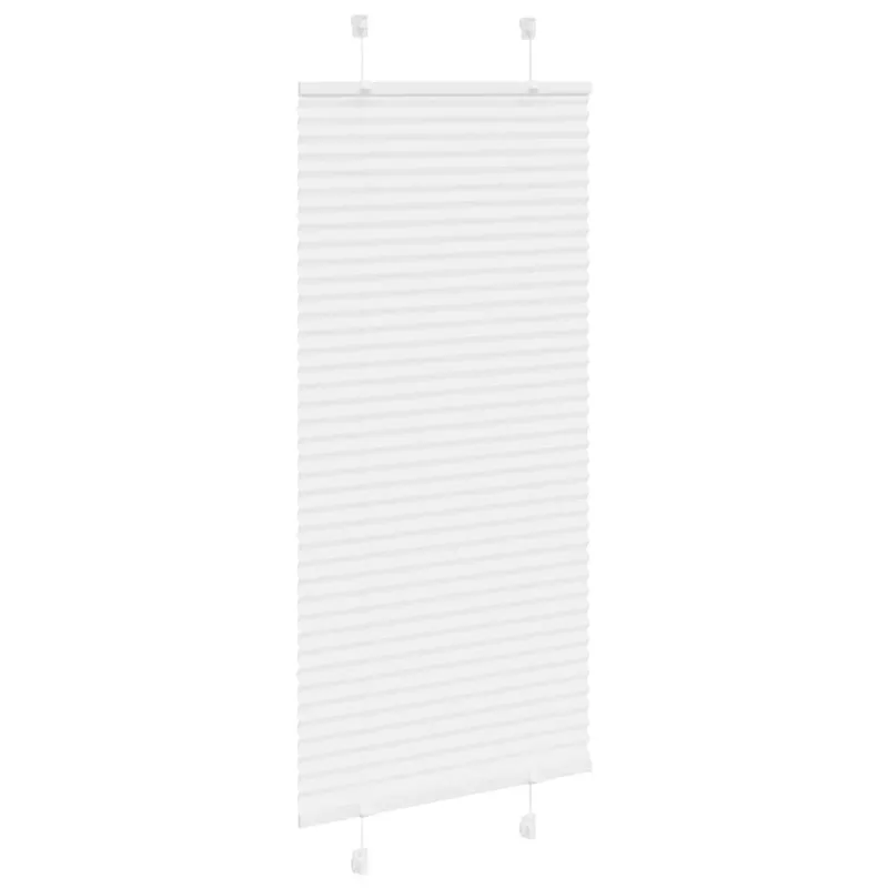 plisuota žaliuze balta 55x150 cm audinio plotis 54,4 cm
