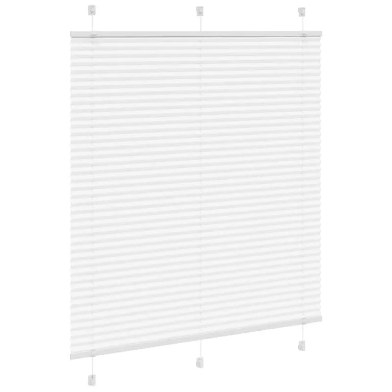 Plisuota žaliuze balta 120x150 cm Audinio plotis 119,4 cm