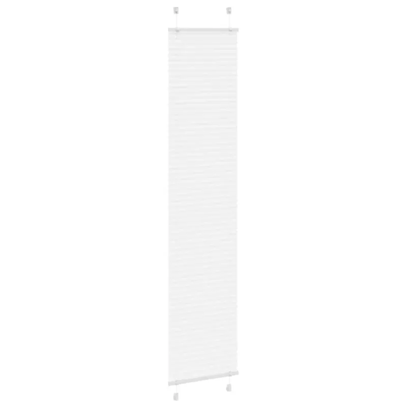 plisuota žaliuze balta 45x200 cm audinio plotis 44,4 cm