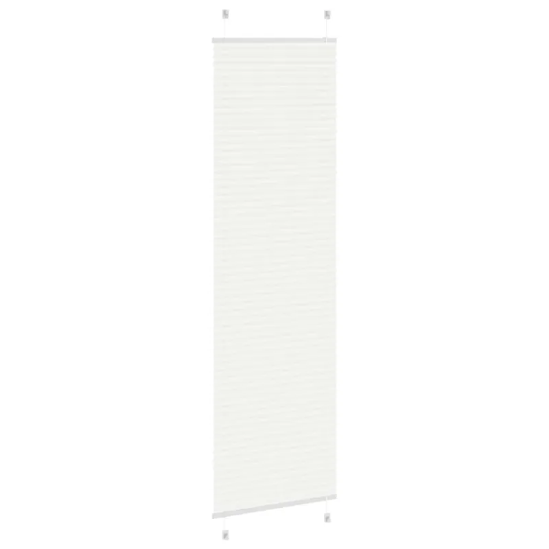 plisuota žaliuze balta 55x200 cm audinio plotis 54,4 cm