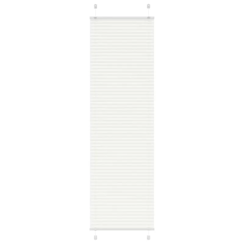 plisuota žaliuze balta 65x200 cm audinio plotis 64,4 cm
