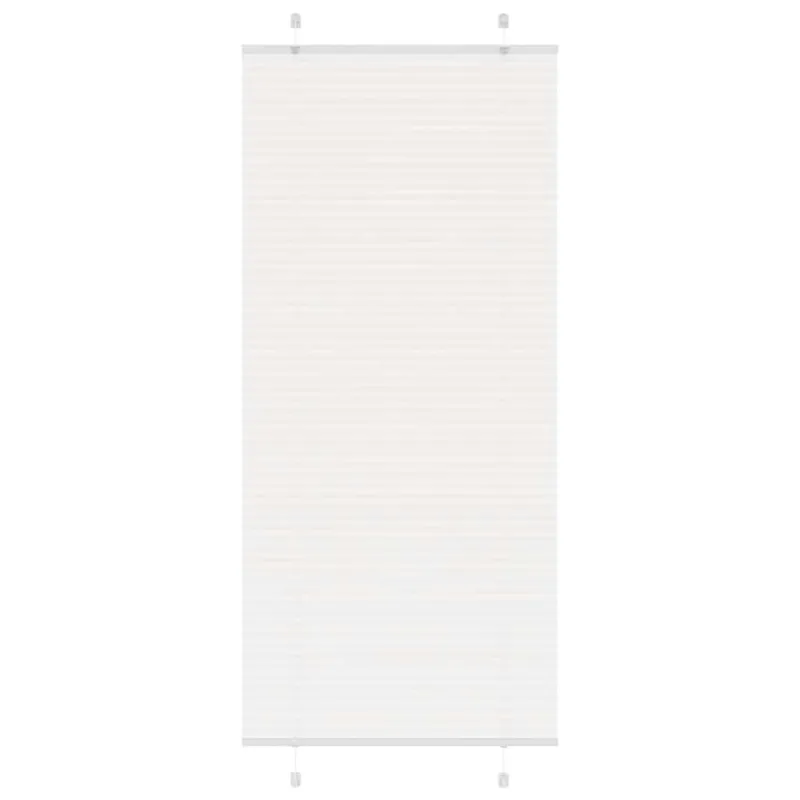 plisuota žaliuze balta 85x200 cm audinio plotis 84,4 cm