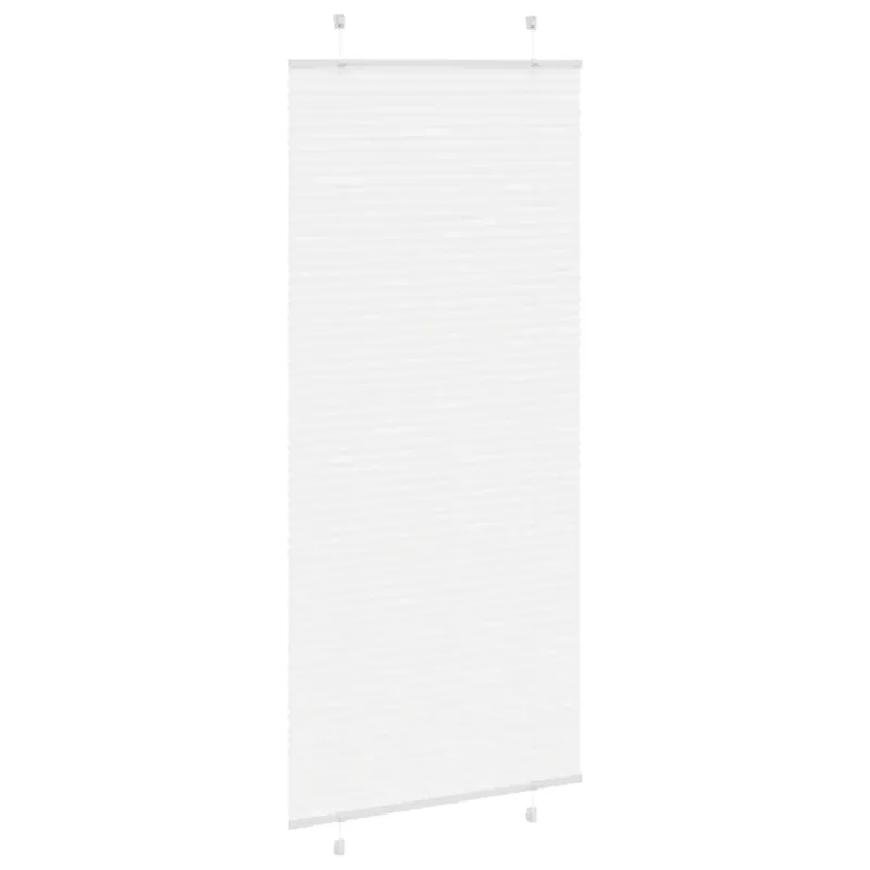 plisuota žaliuze balta 85x200 cm audinio plotis 84,4 cm