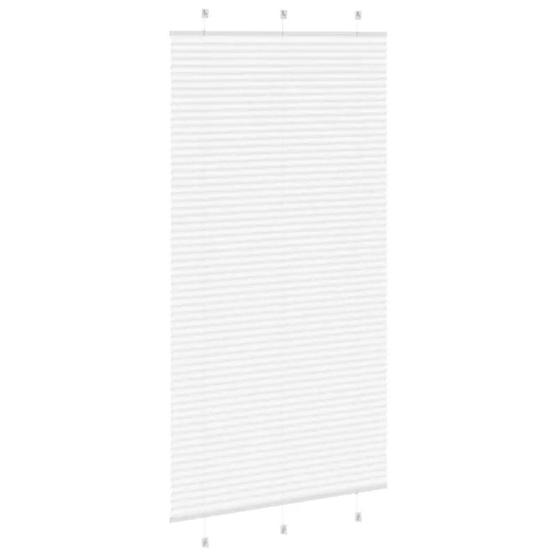 plisuota žaliuze balta 105x200 cm audinio plotis 104,4 cm