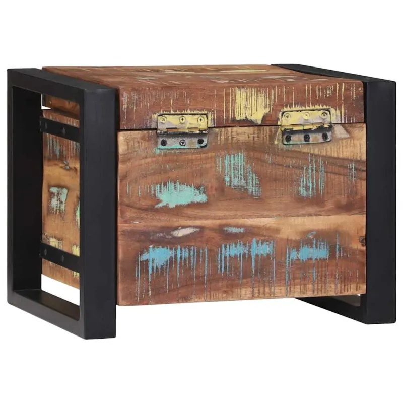 Saugojimo dėžės 40 x 30 x 30 cm Perdirbtos medienos masyvas