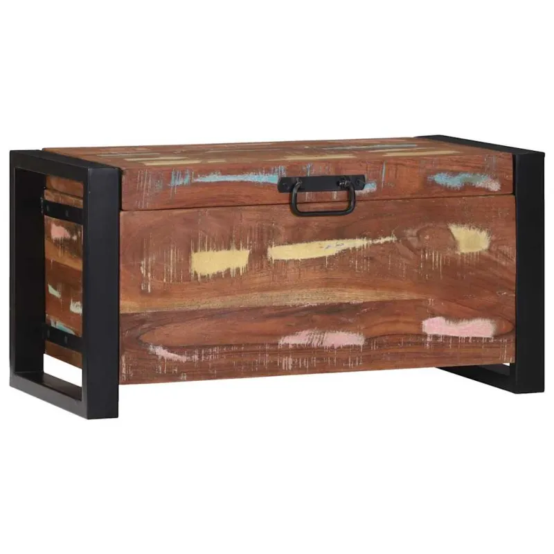 Saugojimo dėžės 60 x 30 x 30 cm Perdirbtos medienos masyvas