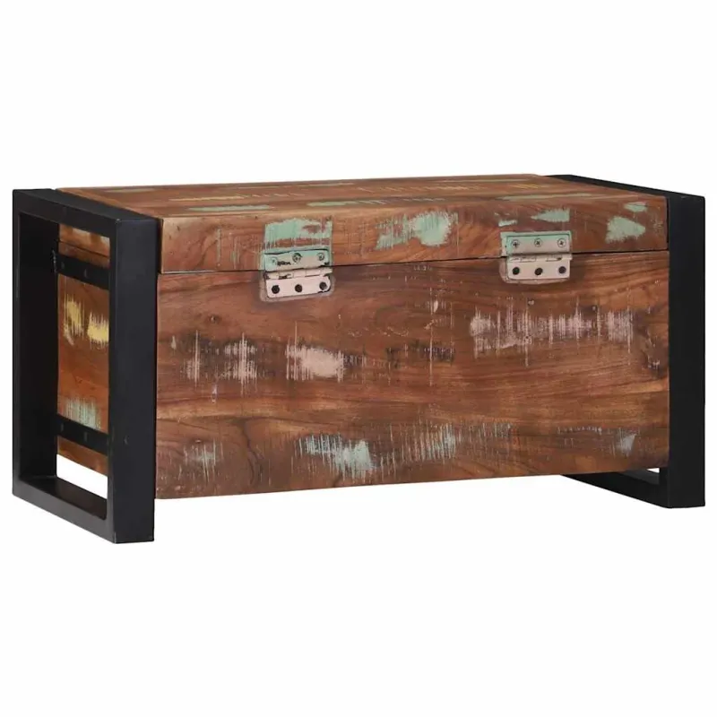 Saugojimo dėžės 60 x 30 x 30 cm Perdirbtos medienos masyvas