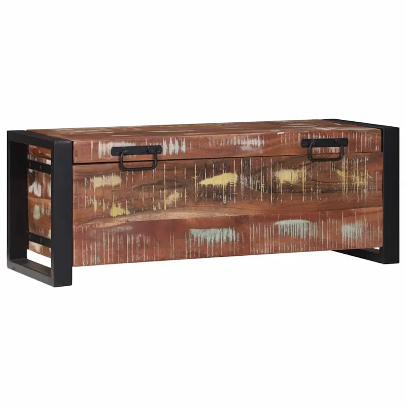 Saugojimo dėžės 80 x 30 x 30 cm Perdirbtos medienos masyvas