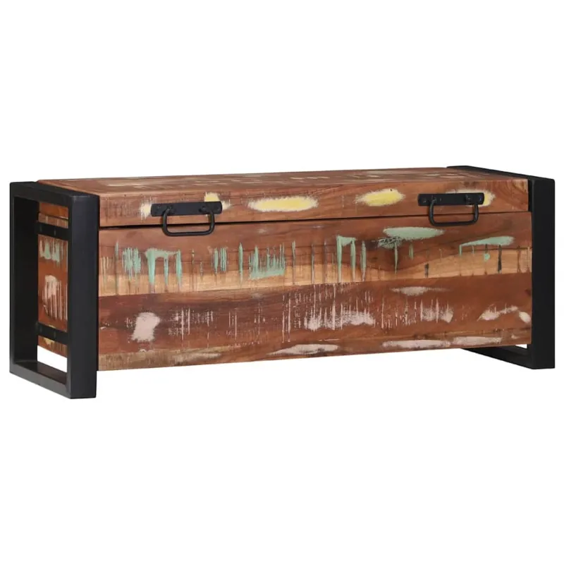 Saugojimo dėžės 80 x 30 x 30 cm Perdirbtos medienos masyvas