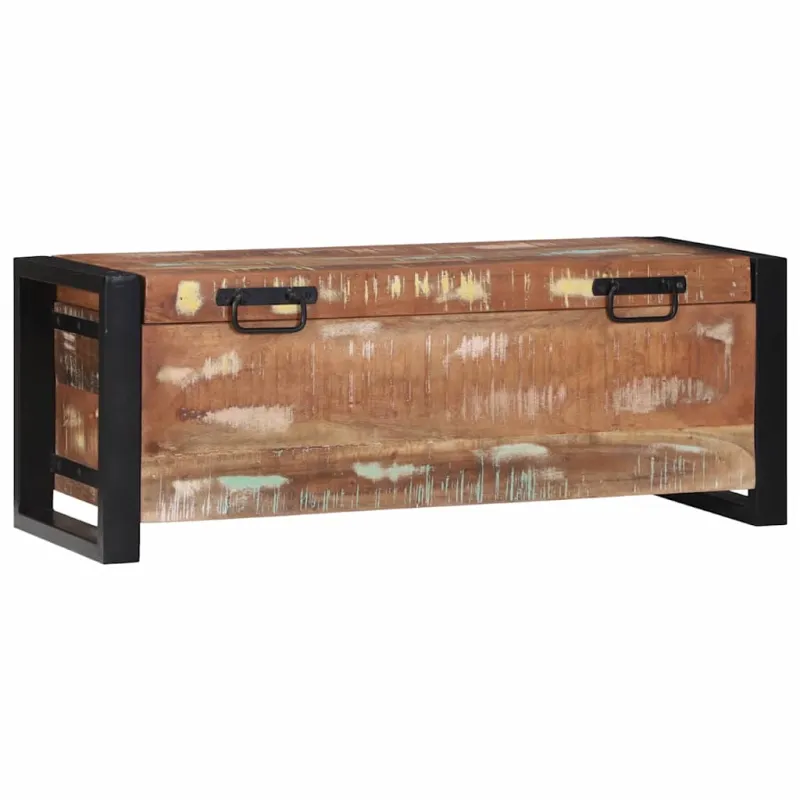 Saugojimo dėžės 80 x 30 x 30 cm Perdirbtos medienos masyvas