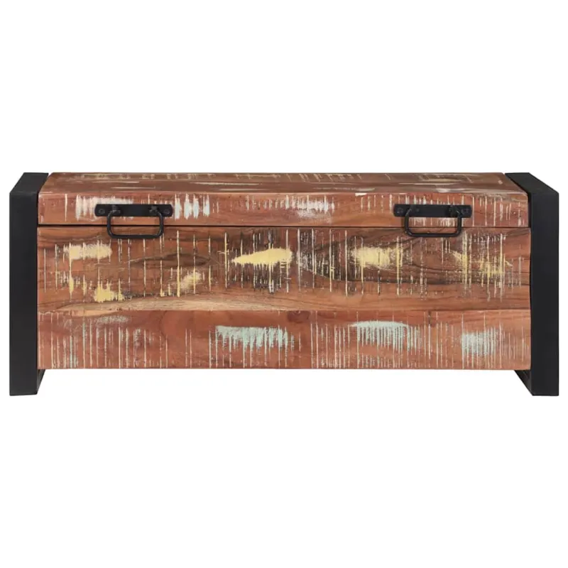 Saugojimo dėžės 80 x 30 x 30 cm Perdirbtos medienos masyvas