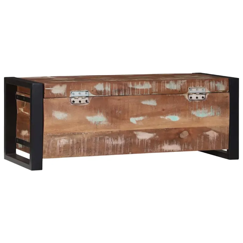 Saugojimo dėžės 80 x 30 x 30 cm Perdirbtos medienos masyvas