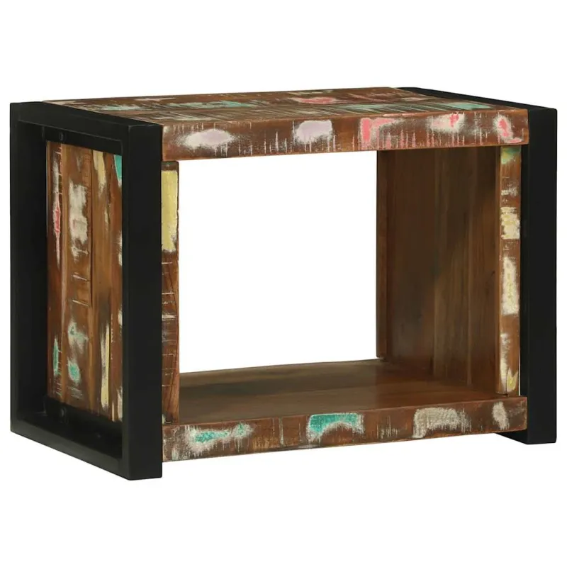 Sieninis Kubas Ruda 55 x 35 x 40 cm Kietas atkurtas medis
