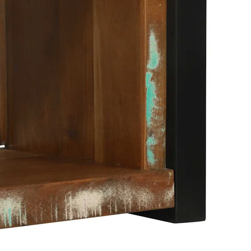 Sieninis Kubas Ruda 55 x 35 x 40 cm Kietas atkurtas medis