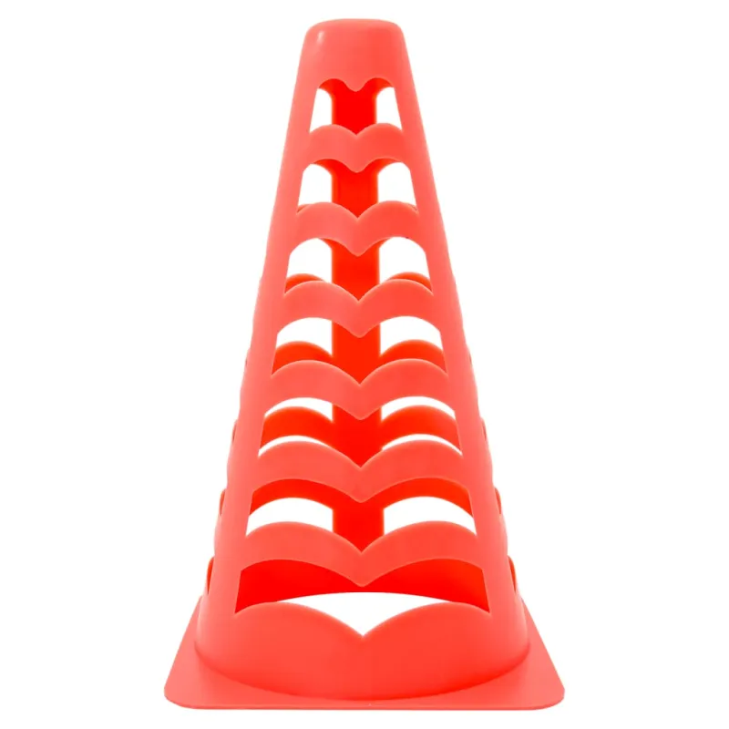 Futbolo kūgiai, 6vnt., oranžinės, 13x13x22,5cm
