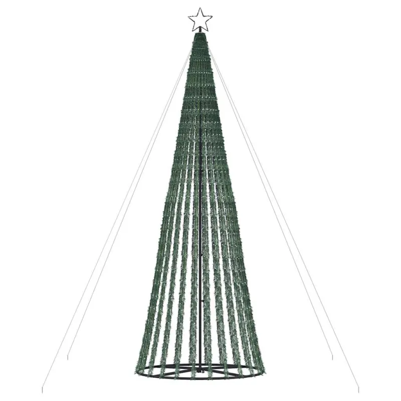 LED Kalėdų eglutė 1028 LEDs Šilta Balta 403 cm