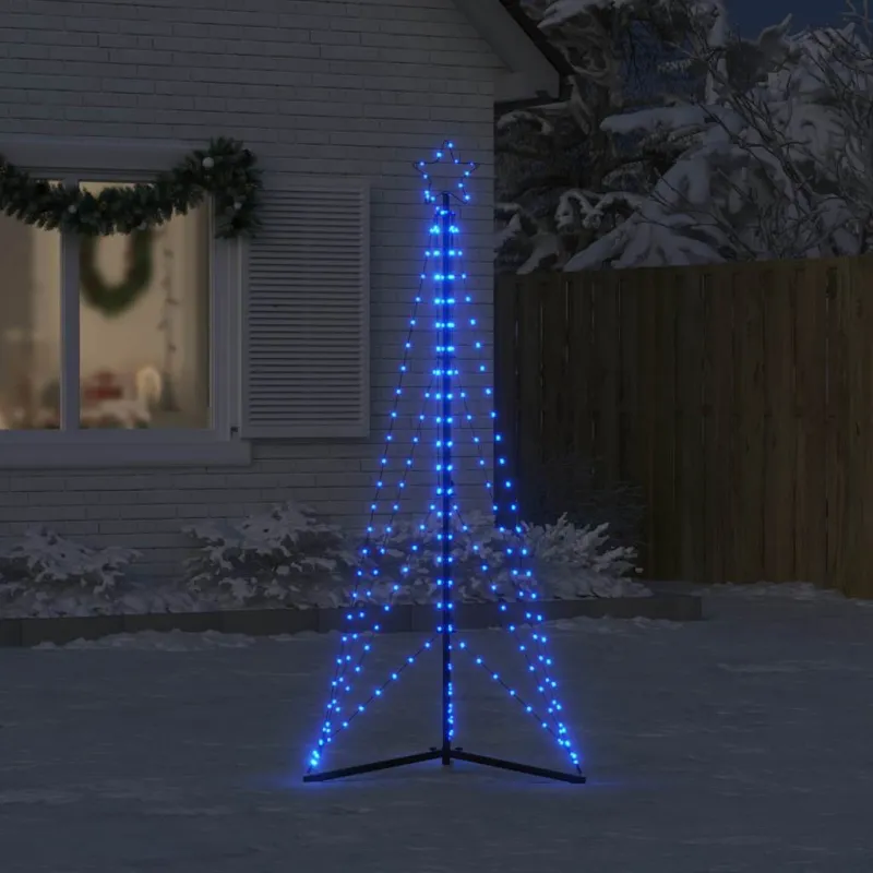 LED Kalėdų eglutė 363 LED Mėlyna 182 cm