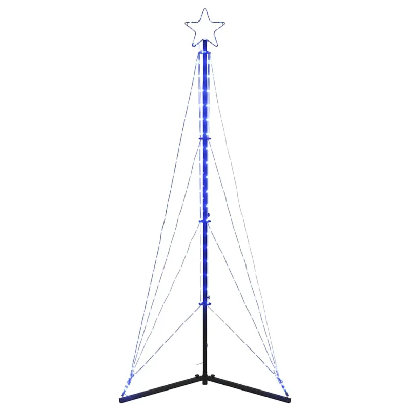 LED Kalėdų eglutė 363 LED Mėlyna 182 cm