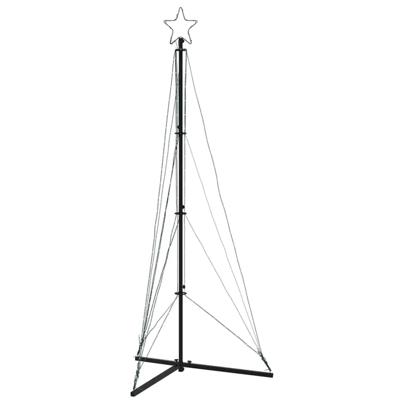 LED Kalėdų eglutė 363 LED Mėlyna 182 cm