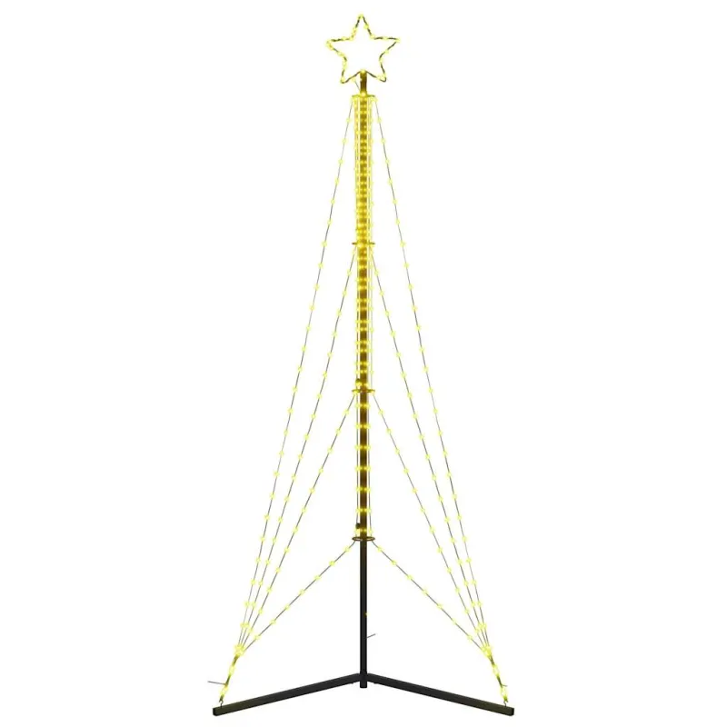 LED Kalėdų eglutė 483 LED Šiltai Balta 240 cm
