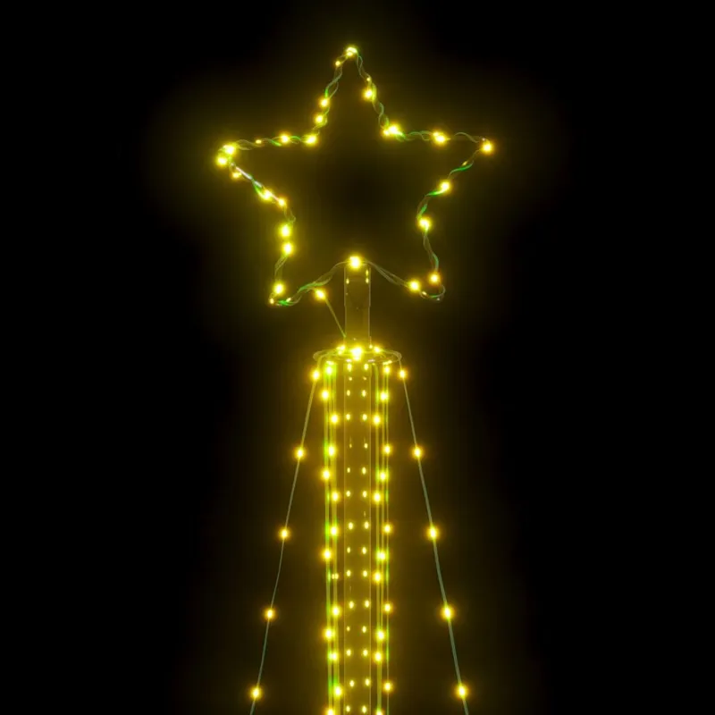 LED Kalėdų eglutė 483 LED Šiltai Balta 240 cm