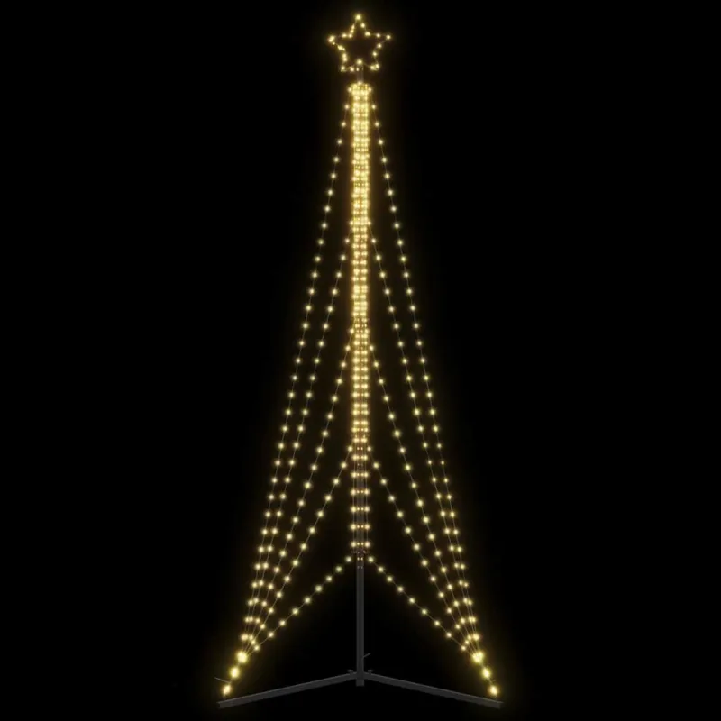 LED Kalėdų eglutė 525 LEDs Šilta Balta 302 cm