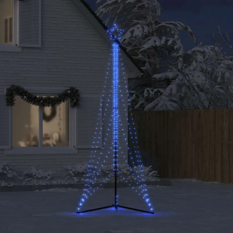 LED Kalėdų eglutė 525 LED Mėlyna 302 cm