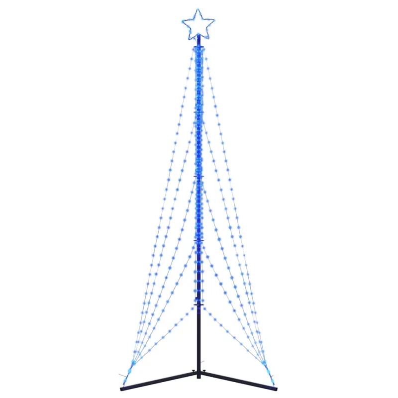 LED Kalėdų eglutė 525 LED Mėlyna 302 cm
