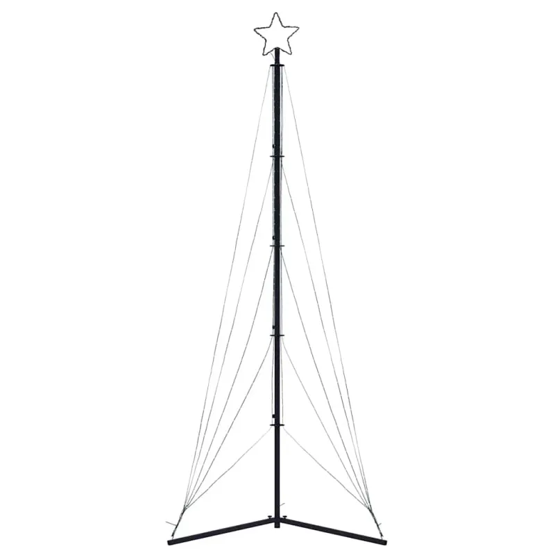 LED Kalėdų eglutė 525 LED Spalvingi 302 cm
