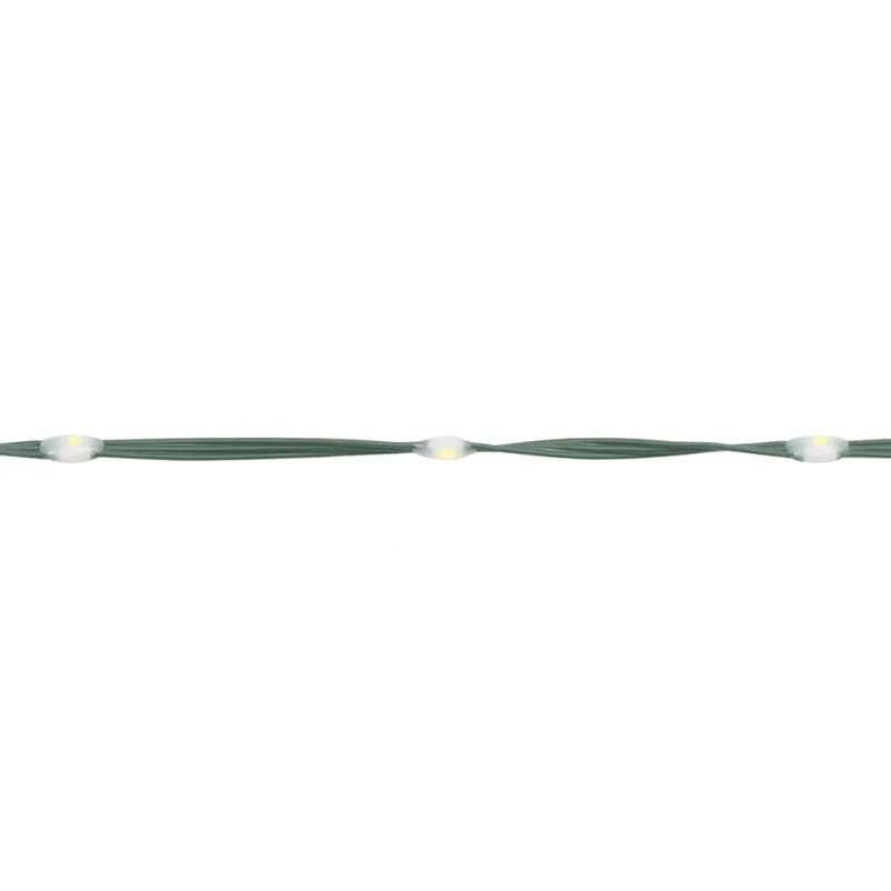 LED Kalėdų eglutė 615 LED šaltai balta 404,5 cm