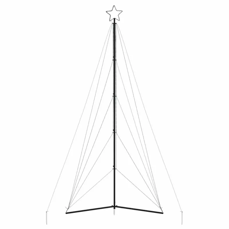 LED Kalėdų eglutė 615 LED Mėlyna 404,5 cm