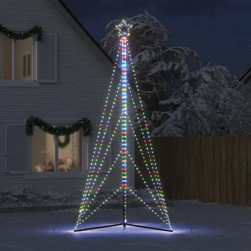 LED Kalėdų eglutė 615 LED Spalvingi 404,5 cm