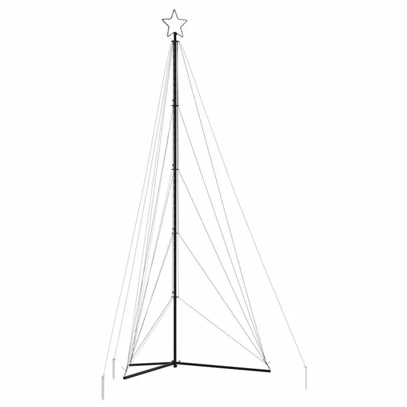 LED Kalėdų eglutė 615 LED Spalvingi 404,5 cm
