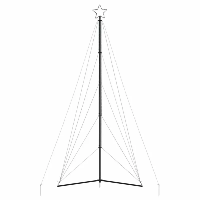 LED Kalėdų eglutė 615 LED Spalvingi 404,5 cm