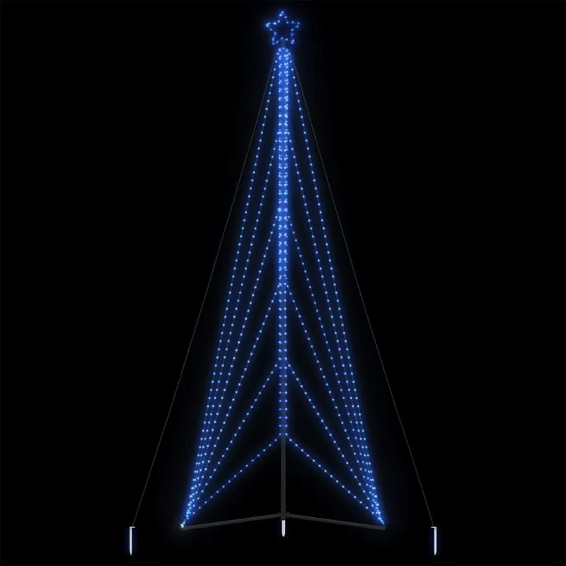 LED Kalėdų eglutė 861 LED Mėlyna 478 cm