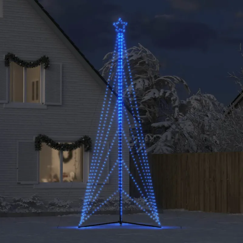 LED Kalėdų eglutė 861 LED Mėlyna 478 cm