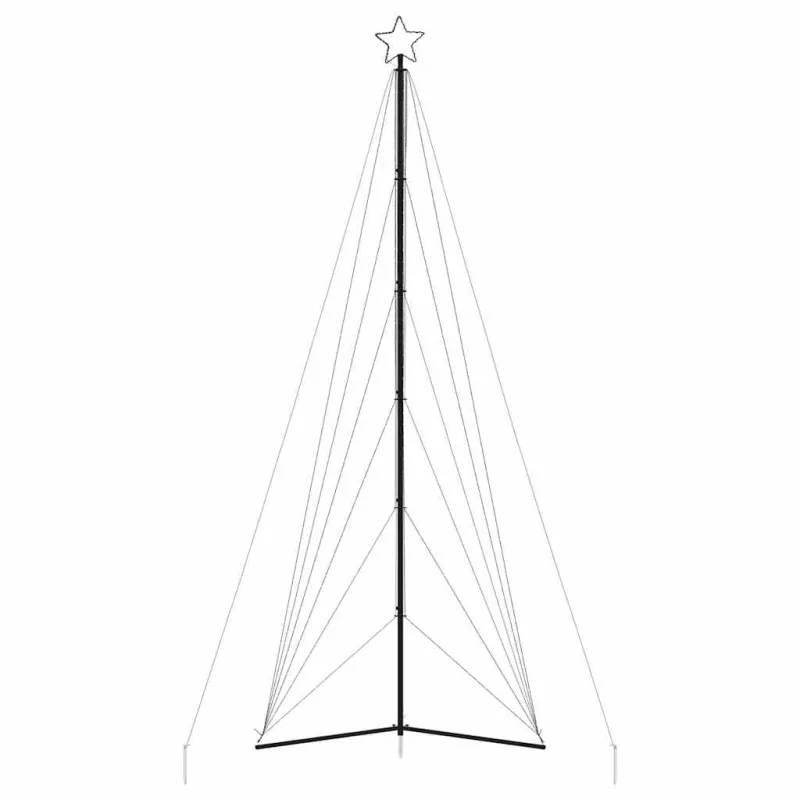LED Kalėdų eglutė 861 LED Mėlyna 478 cm