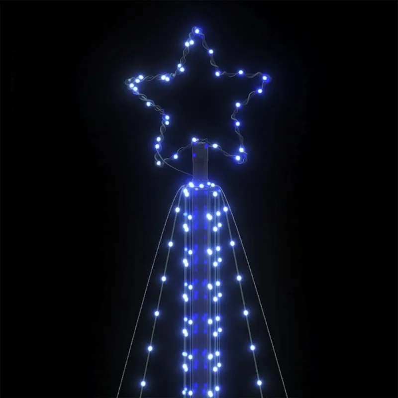 LED Kalėdų eglutė 861 LED Mėlyna 478 cm