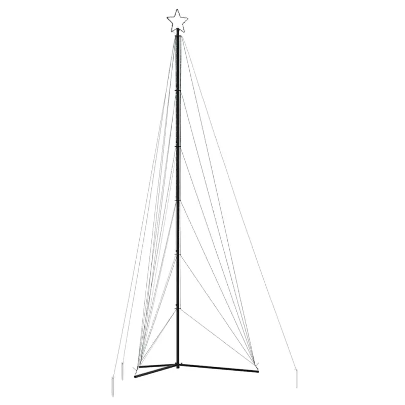 LED Kalėdų eglutė 861 LED Spalvinga 478 cm