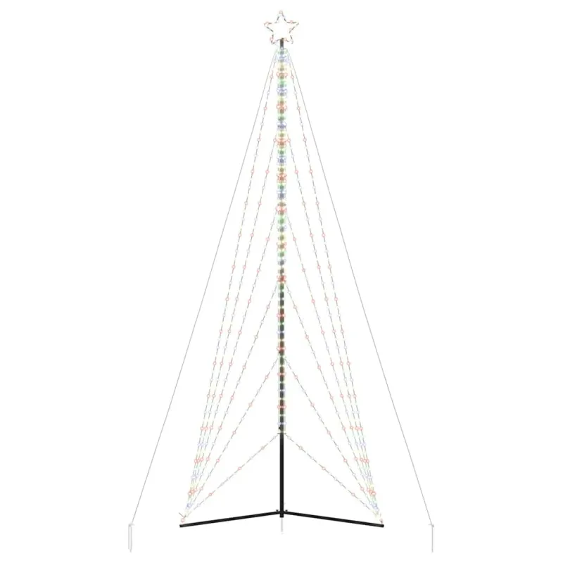 LED Kalėdų eglutė 861 LED Spalvinga 478 cm