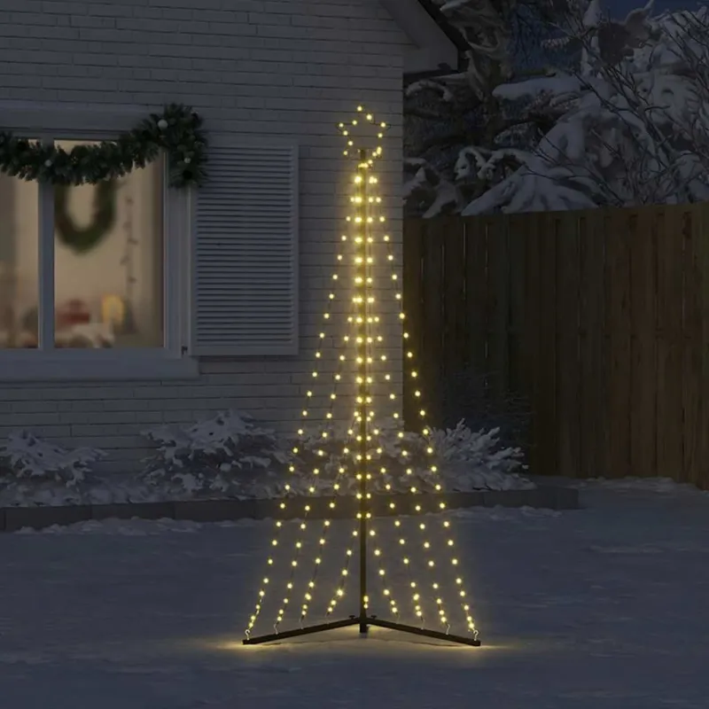 LED Kalėdų eglutė 339 LED Šiltai Balta 187 cm
