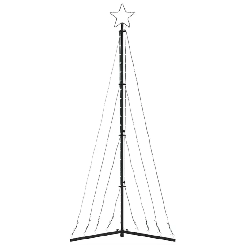 LED Kalėdų eglutė 339 LED Šiltai Balta 187 cm