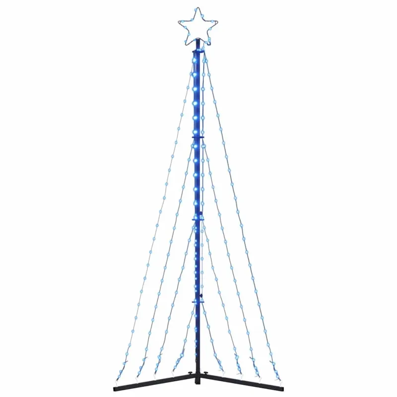 LED Kalėdų eglutė 339 LED Mėlyna 187 cm
