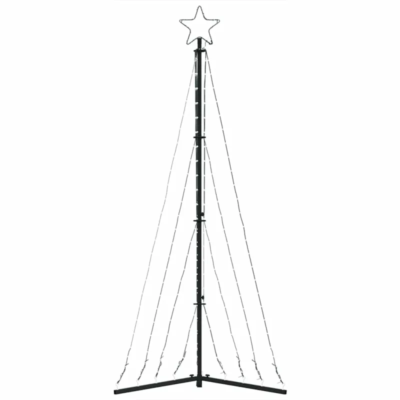 LED Kalėdų eglutė 339 LED Spalvingi 187 cm