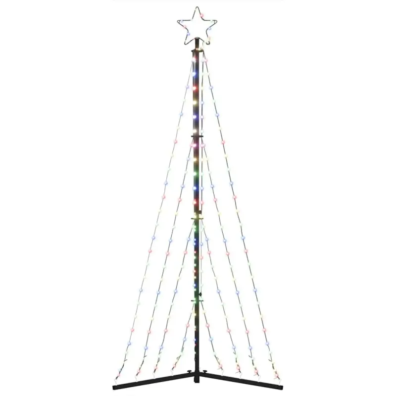 LED Kalėdų eglutė 339 LED Spalvingi 187 cm