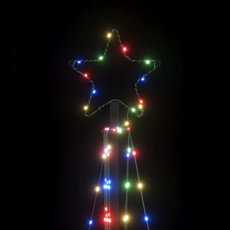 LED Kalėdų eglutė 339 LED Spalvingi 187 cm