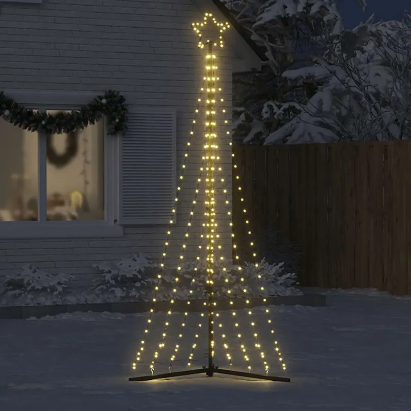 LED Kalėdų eglutė 447 LED Šiltai Balta 250 cm