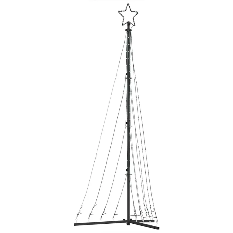 LED Kalėdų eglutė 447 LED Šiltai Balta 250 cm